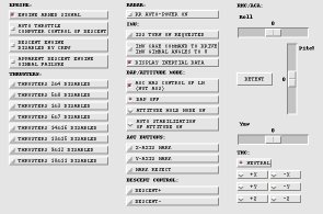 Crew inputs
