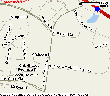 MapQuest map
