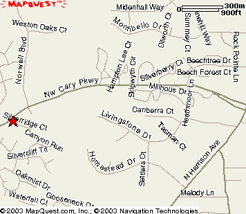 MapQuest map