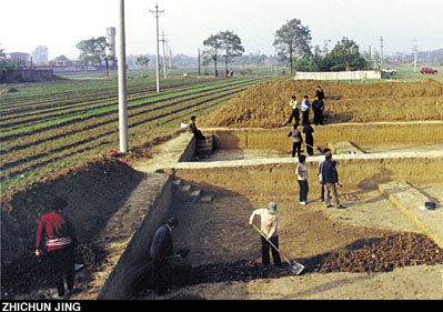 Chinese art, Archaeology, Archaeological sites