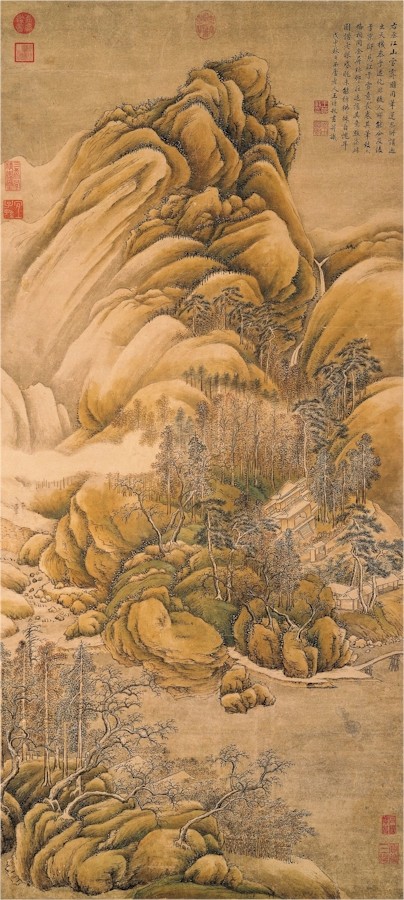 Snow Over Rivers and Mountains, Wang Shimin (1592-1680)