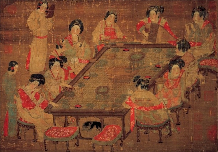 A Palace Concert, Anonymous, Tang Dynasty (618-907)