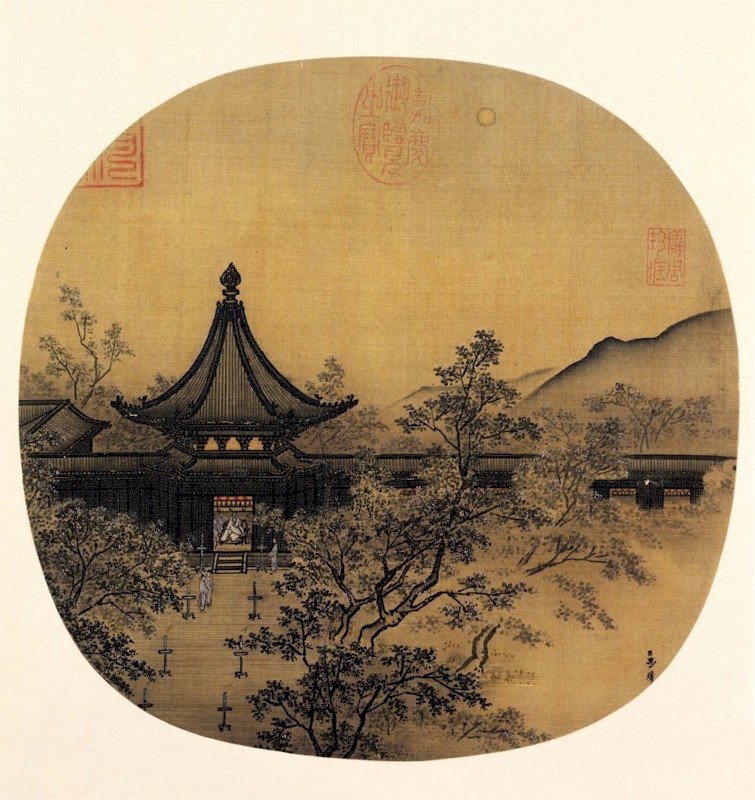 Waiting for Guests by Lamplight, Ma Lin (1194-1264)