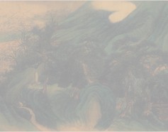 Paintings, Hand Scrolls, Green Mountains and White Clouds, Wu Li (1632-1718)