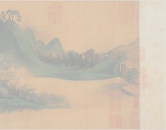Paintings, Hand Scrolls, Green Mountains and White Clouds, Wu Li (1632-1718)