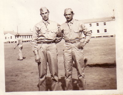 Back of barracks