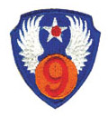 9th Air Force Patch