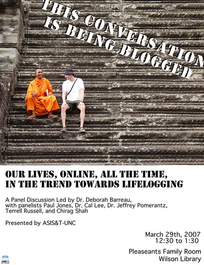 This conversation is being blogged - flyer