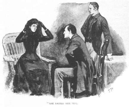 She raised her veil.