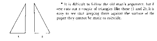 2 non-coinciding triangles