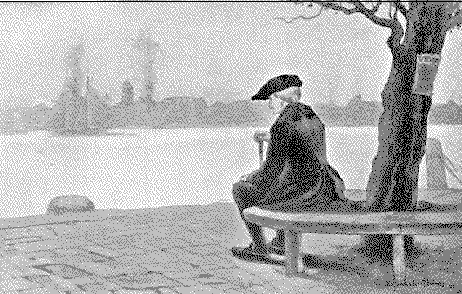Looking over the Navy Yard from Boston North End