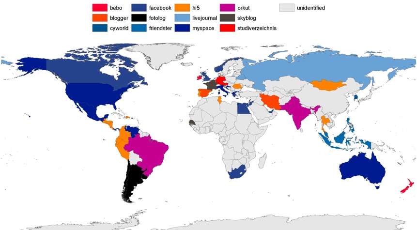 worldmap of socnets