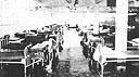 An interior view of the new barracks