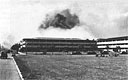 gun emplacement (center) on parade ground at Hickam Field