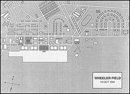 Map: Wheeler Field, 10 Oct 1941