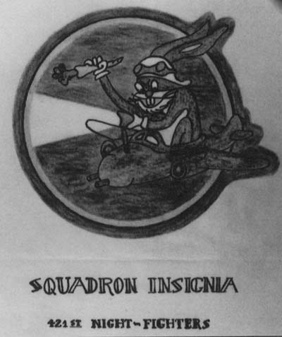 421st NFS squadron insignia