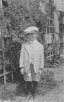 Herbert, all 'duded up' by his mother. Age 7. Akron, Ohio.