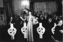 Herbert and his friends formed a band, 'Knights of Rhythm' in 1937. They played weekly 'tea dances' in the high school cafeteria after school. Mary Cynthia Norris, whom Herbert later married, was the vocalist. Mary Jane Moore was at the piano.