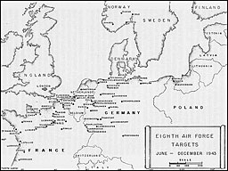 Eighth Air Force Targets: June-December 1943