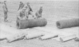 Image: Airfield Construction; Square-Mesh Track