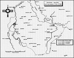 Map: Operation MADISON 3rd Army Advance 8 November - 15 December