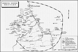 Map: Interdiction Operations 23 Dec 1944 to 31 Jan 1945
