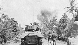 Image: P-38 Bombing Ahead of Ground Troops
