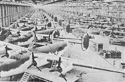 Image: PEAK PRODUCTION OF HEAVY BOMBERS; B-24'S IN CONSOLIDATED VULTEE PLANT, FORT WORTH, TEX.