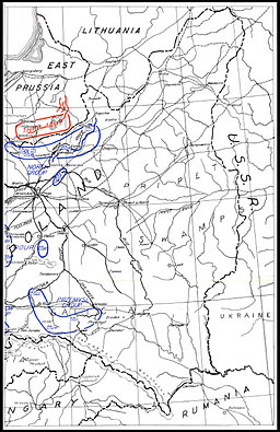 Map 2: Situation map of the Germany Army