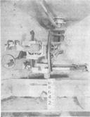 Figure 10.--Interior of mobile steel pillbox showing machine-gun mount