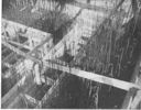 Figure 1--German three-way reinforcing rods and wooden forms ready for pouring in concrete