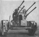 Figure 57.--2 cm Flakvierling 38 (20-mm four-barreled antiaircraft gun)