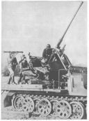 Figure 58.--3.7 cm Flak 36 (37-mm antiaircraft gun) mounted on half-track