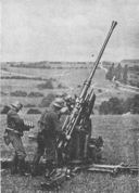 Figure 59.--3.7 cm Flak 18 (37-mm antiaircraft gun) being prepared for firing