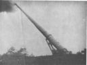 Figure 77.--A large railway gun firing