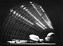 Night (Interior) Scene at the Steel LTA Hangar, Weeksville