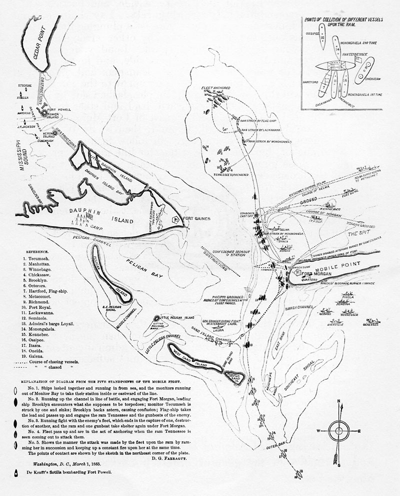 Chart of Mobile Bay