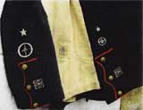 Ill. 7--1926 uniform with both Navy and Marine style Gun Pointer's marks and a green on khaki Expert Rifleman's mark on the summer uniform coat.