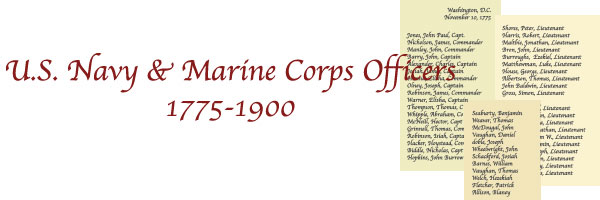 US Navy Officers banner