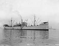 Photo # NH 753:  USS Arctic at anchor, March 1922