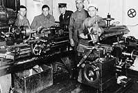 Photo # NH 42082:  Machine shop scene on board USS Susquehanna, circa 1917-1919