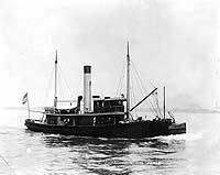 Photo # NH 43698:  USS Penacook underway, circa the early 1900s