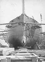 Photo # NH 53251:  USS Intrepid in drydock, circa the 1870s