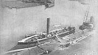 Photo # NH 57292:  USS Alarm at the New York Navy Yard, circa 1876