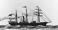 Photo # NH 63887:  Steamer Phineas Sprague, which served as USS Flag during the Civil War.