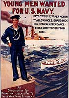 Photo # NH 65452-KN:  U.S. Navy recruiting poster, circa 1909