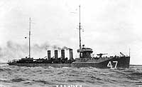 Photo # NH 77908:  USS Aylwin underway, circa 1916-1917