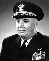 Photo # NH 97000:  Rear Admiral John M. Hoskins, during the early 1950s
