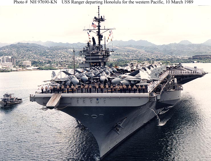 USN Ships USS Ranger CVA CV 61 