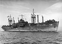 Photo # NH 98705:  USS Bandera in San Francisco Bay circa 1945-1946